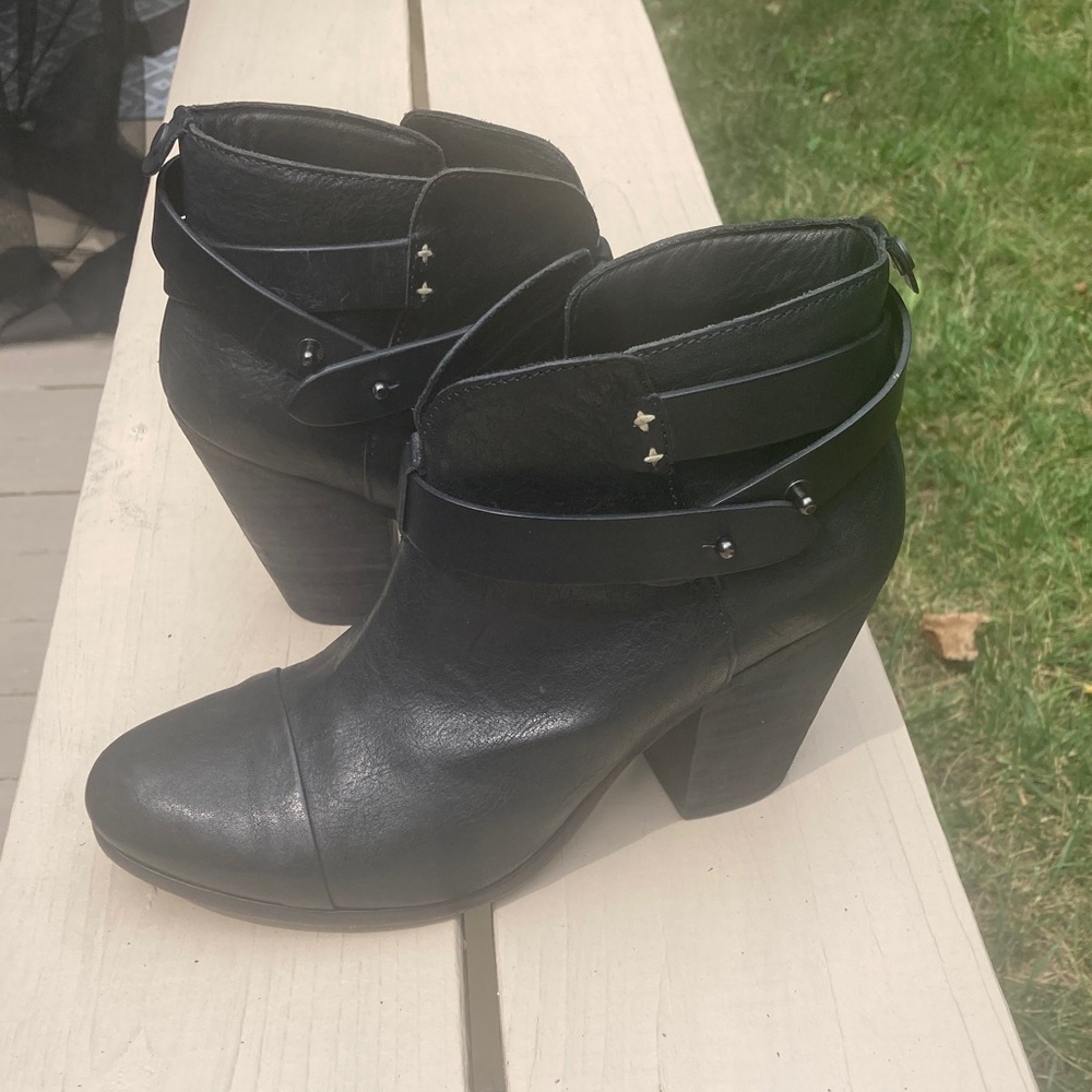 rag & bone Black Ankle Boots